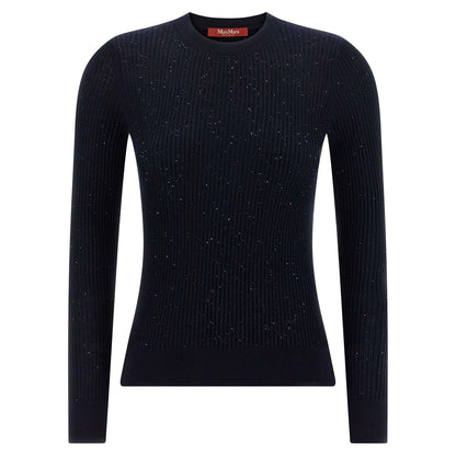 Max Mara Blue Silk Cardigan