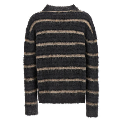 Marni Gray Fabric Cardigan