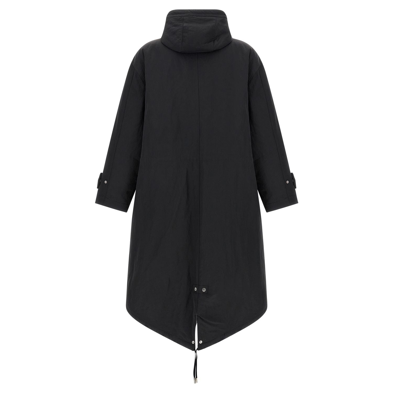 Ami Paris Gray Polyamide Parka