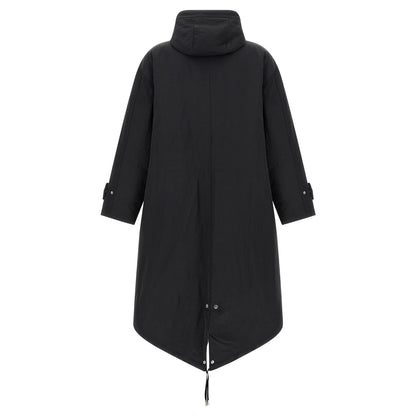 Ami Paris Gray Polyamide Parka