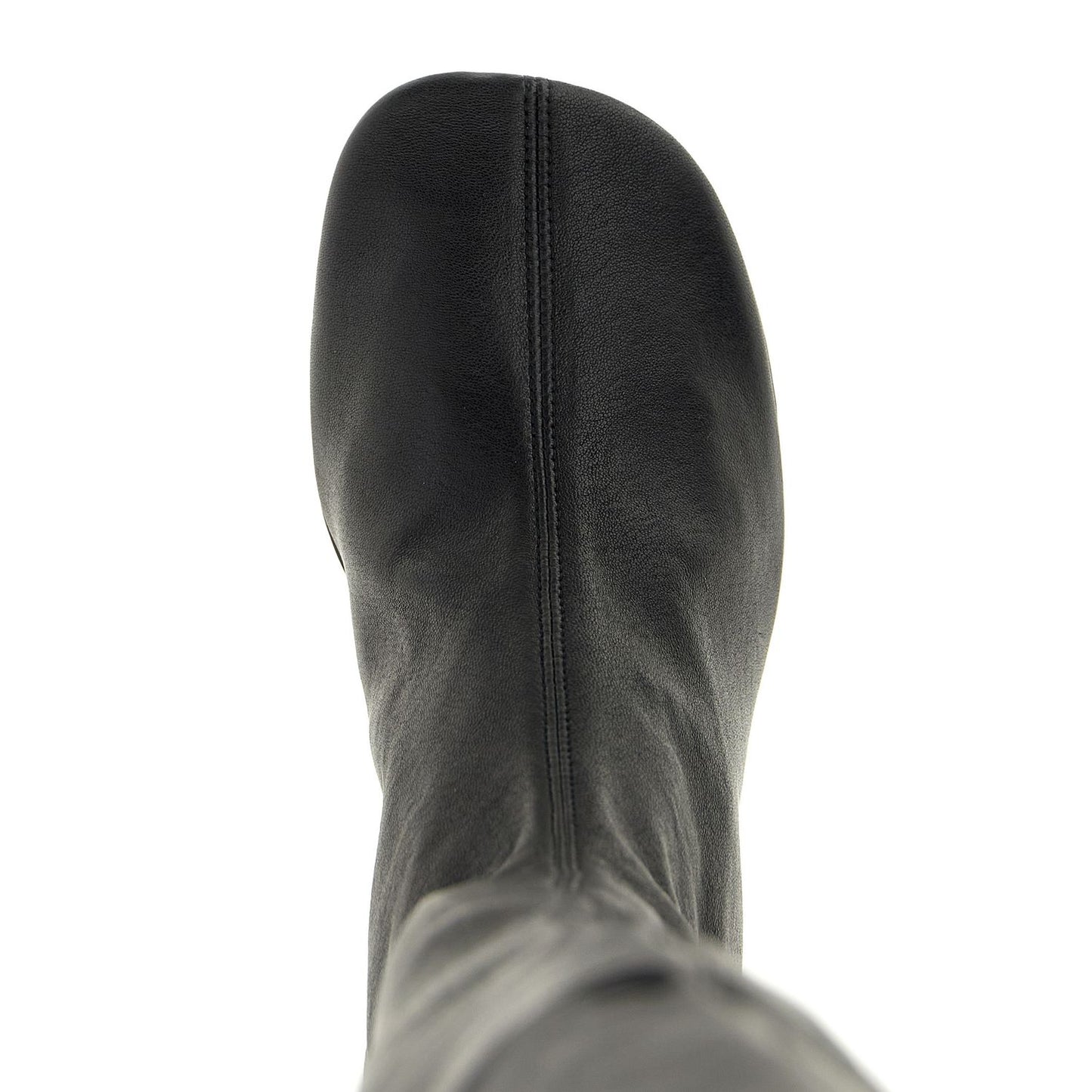 Jil Sander Black Leather Over The Knee