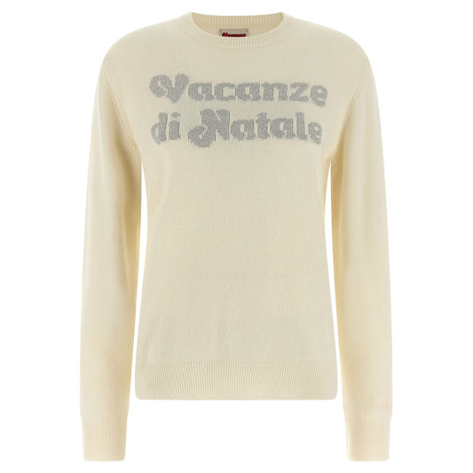MC2 Saint Barth White Wool Cardigan