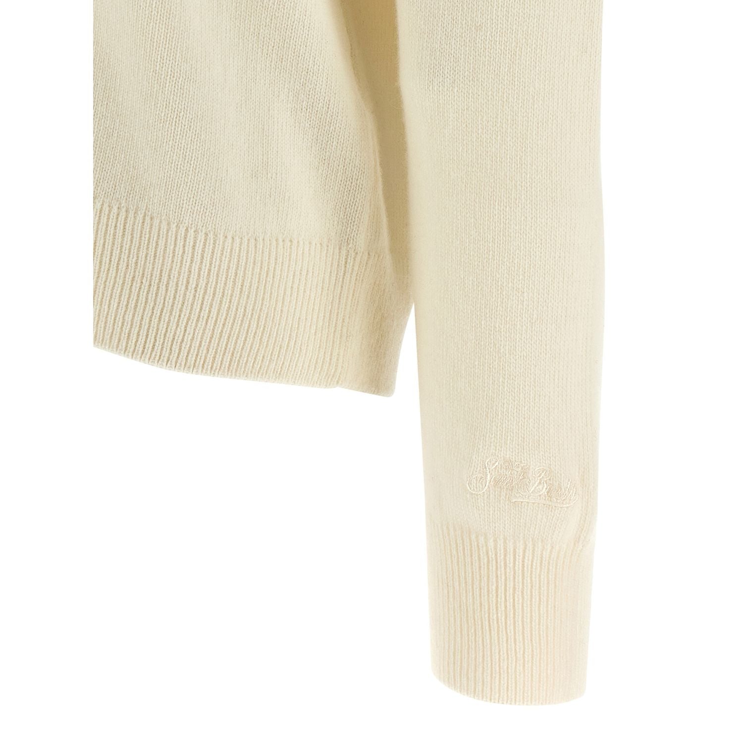 MC2 Saint Barth White Wool Cardigan