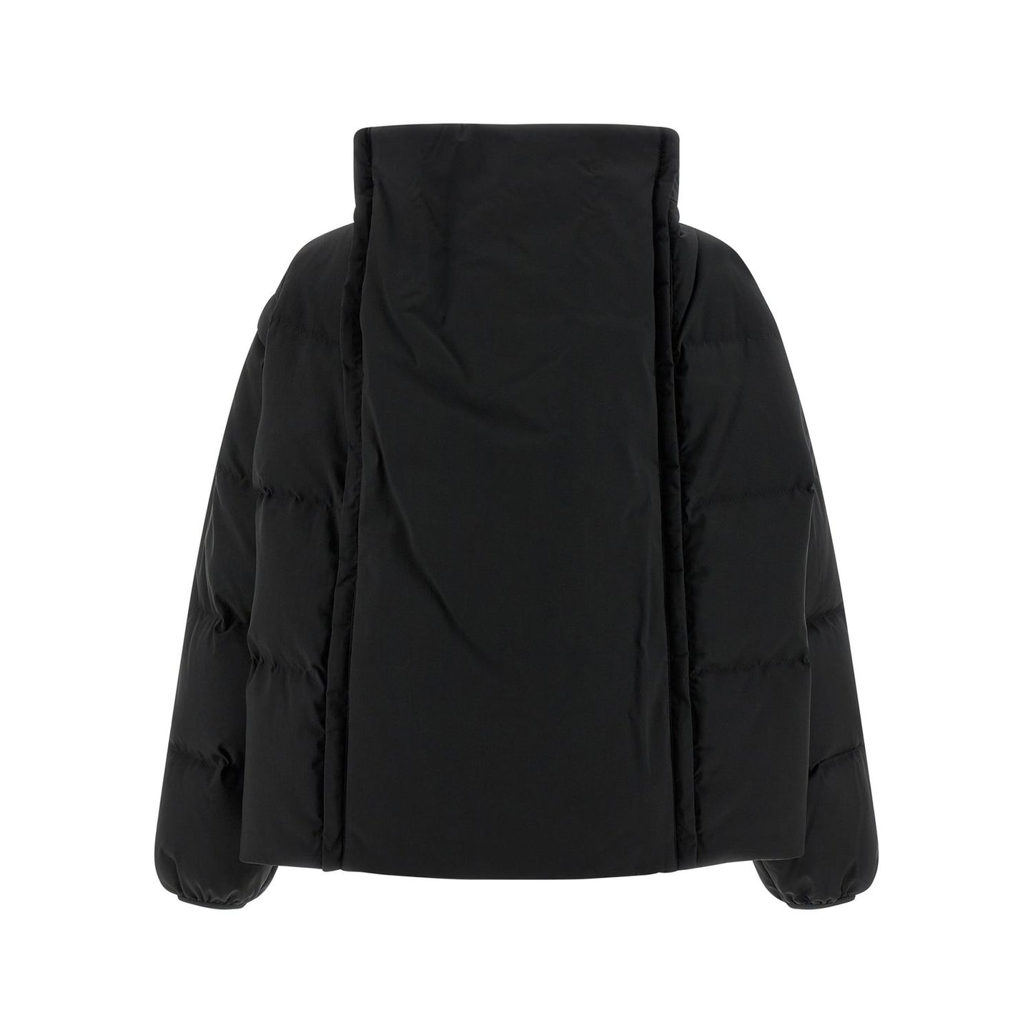 MM6 Maison Margiela Black Polyester Full-Length Jacket