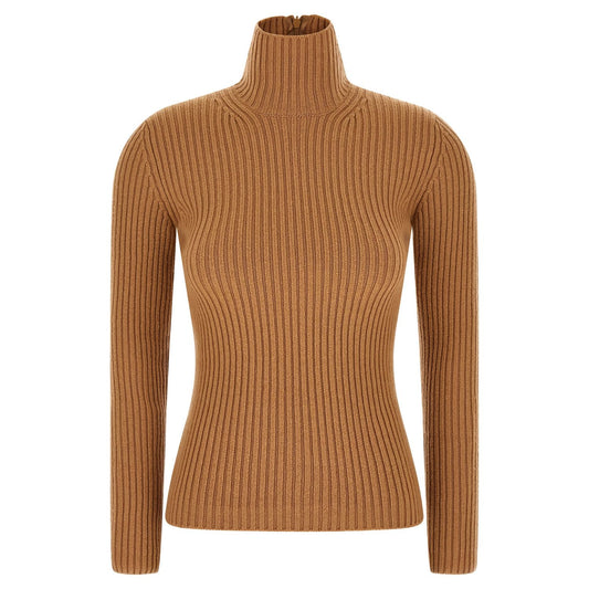 Max Mara Beige Wool Cardigan
