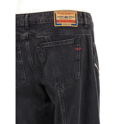 Diesel Black Cotton Jeans Denim