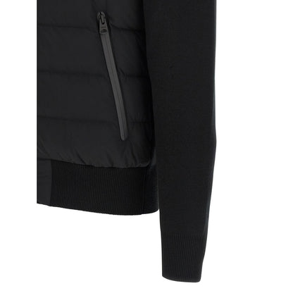 Mackage Blue Nylon Cardigan