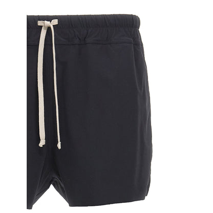Rick Owens Black Nylon Swim Shorts