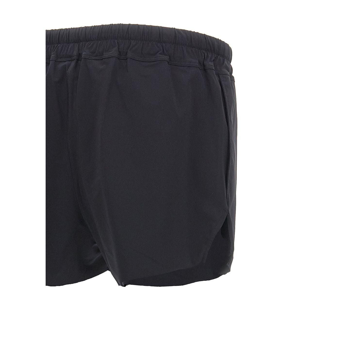 Rick Owens Black Nylon Swim Shorts