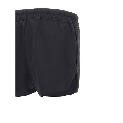 Rick Owens Black Nylon Swim Shorts