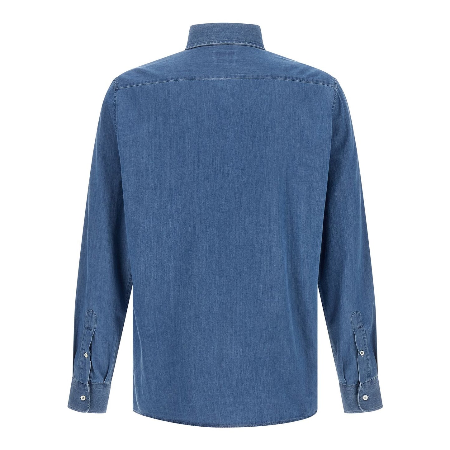 Brunello Cucinelli Blue Cotton Blouse