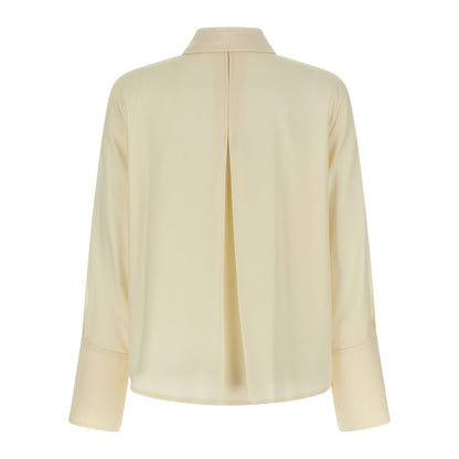 Max Mara White Silk Blouse