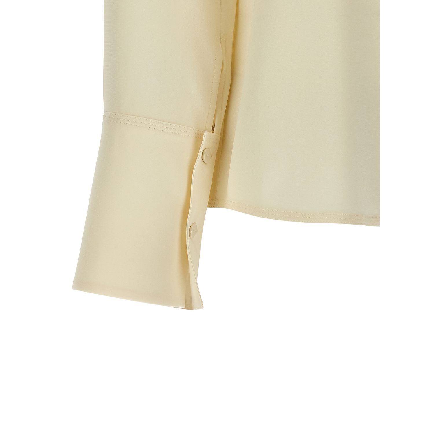 Max Mara White Silk Blouse