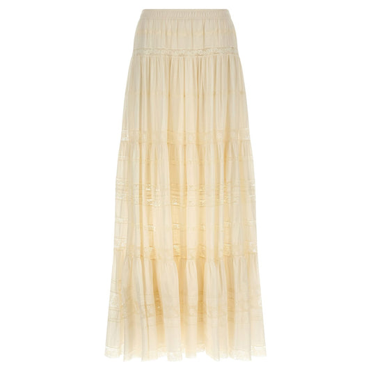 Ermanno Scervino White Cotton Mini Skirt