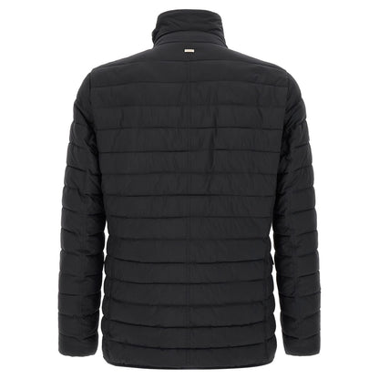 Herno Blue Polyamide Full-Length Jacket