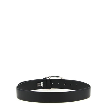 Diesel Black Leather Regular Belt