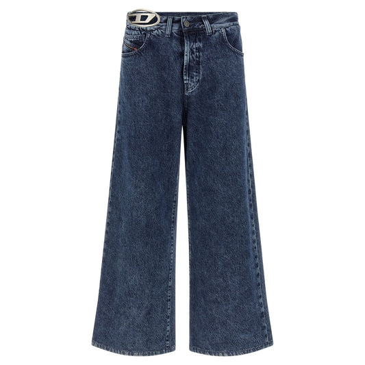 Diesel Blue Cotton Jeans Denim
