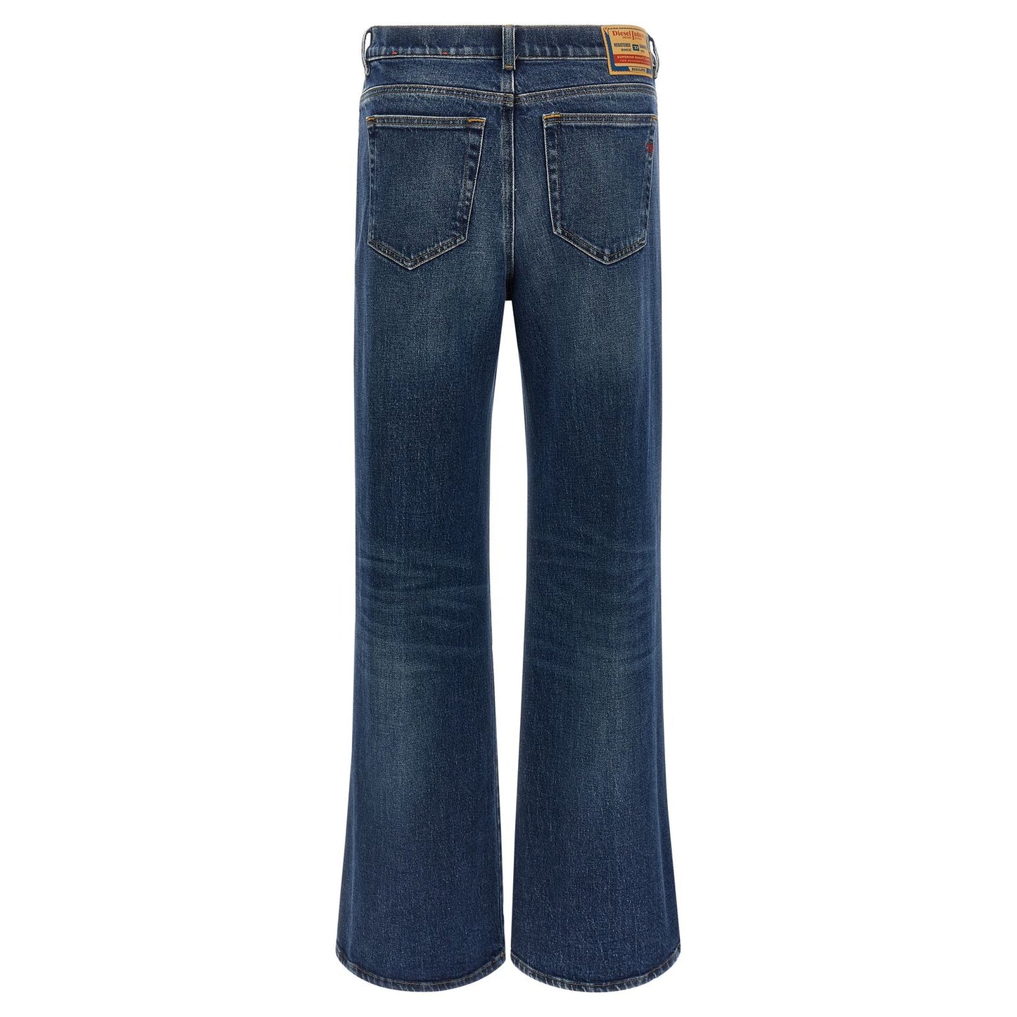 Diesel Blue Cotton Flared Jeans