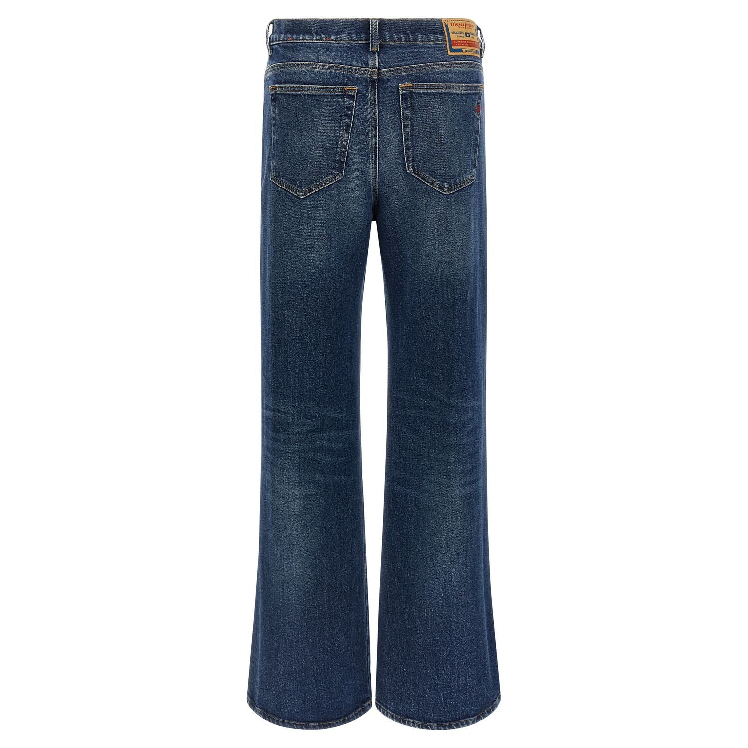 Diesel Blue Cotton Flared Jeans