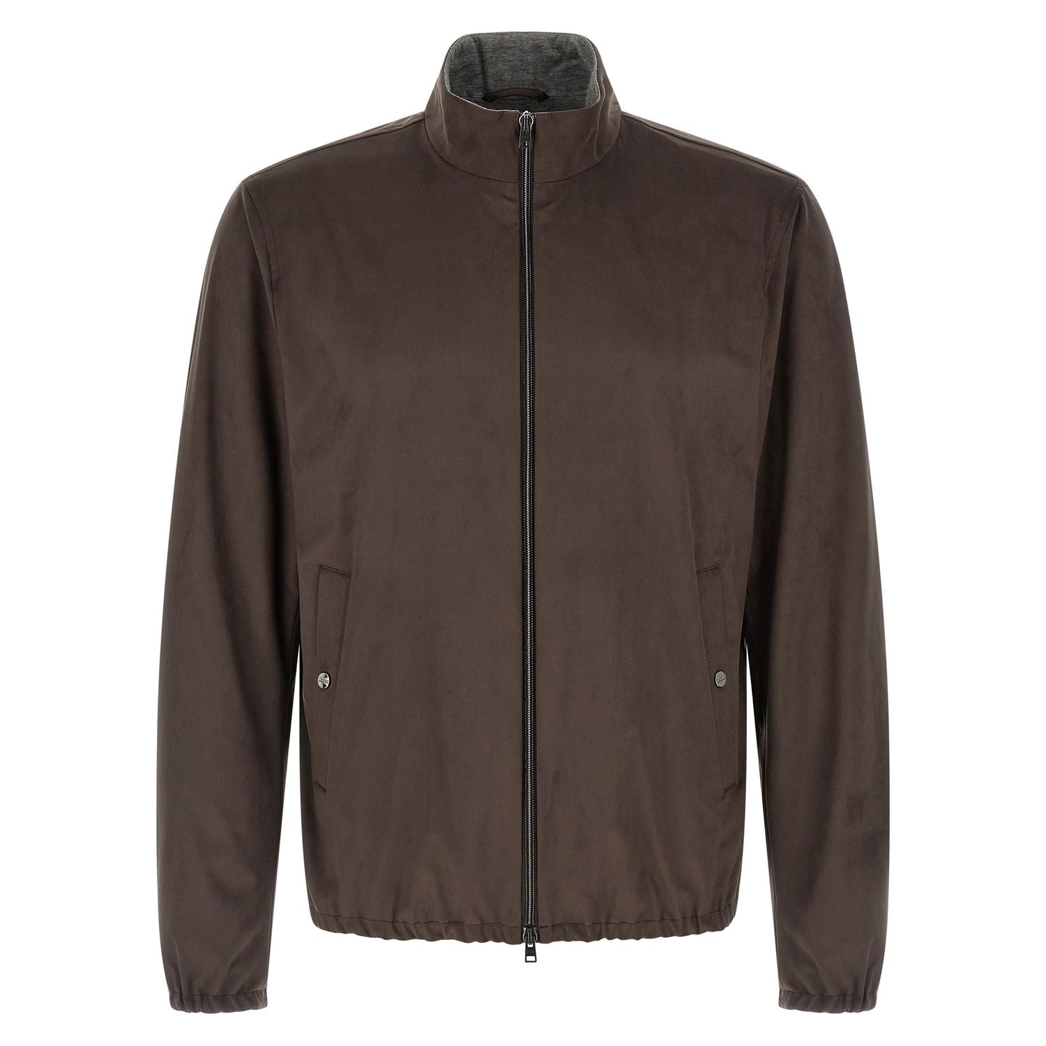 Herno Brown Polyester Jacket