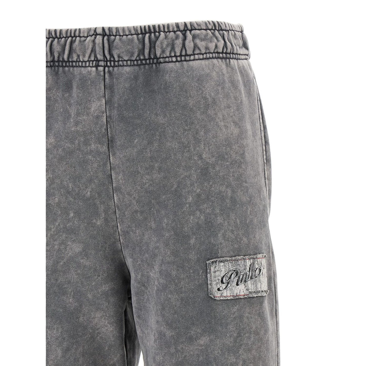 PINKO Gray Cotton Joggers (Workout Pants)