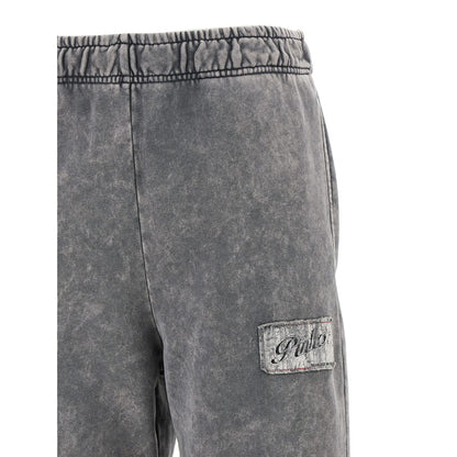 PINKO Gray Cotton Joggers (Workout Pants)