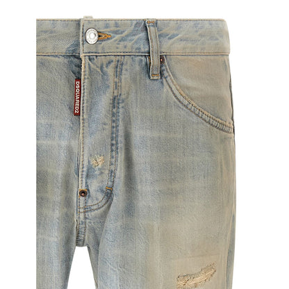 Dsquared² Blue Cotton Jeans Denim
