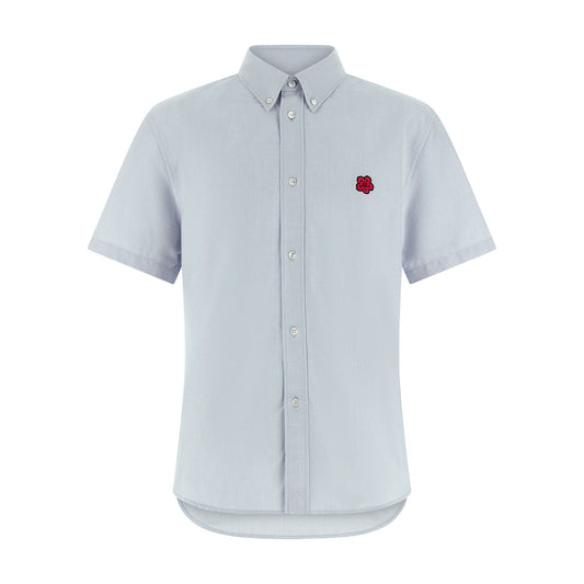 Kenzo Blue Cotton Blouse