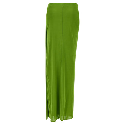 Elisabetta Franchi Bicolor Viscose Mini Skirt