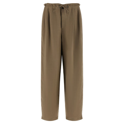 Brunello Cucinelli Beige Viscose Casual Pants