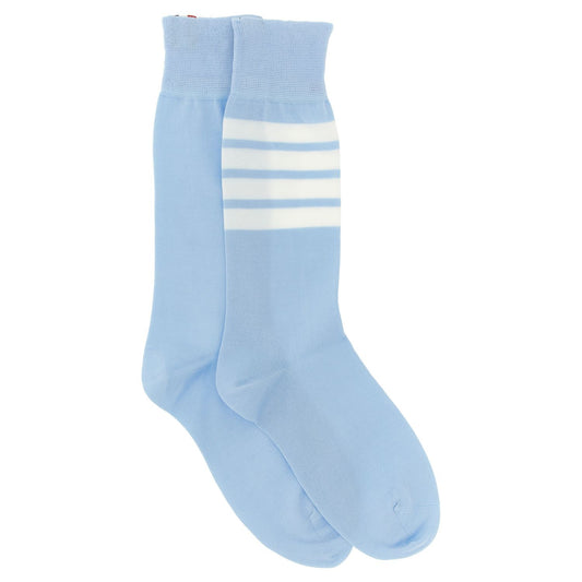 Thom Browne Blue Cotton Socks