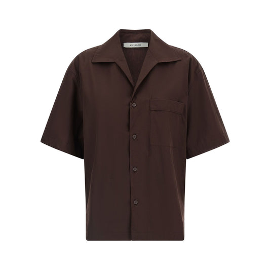 Entire Studios Brown Cotton Blouse