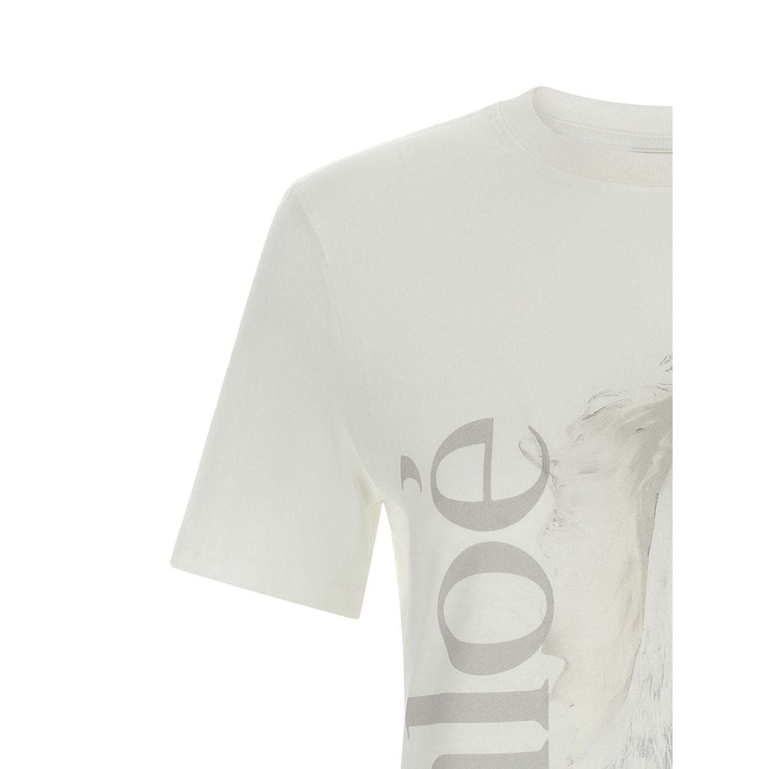Chloé White Cotton T-Shirt