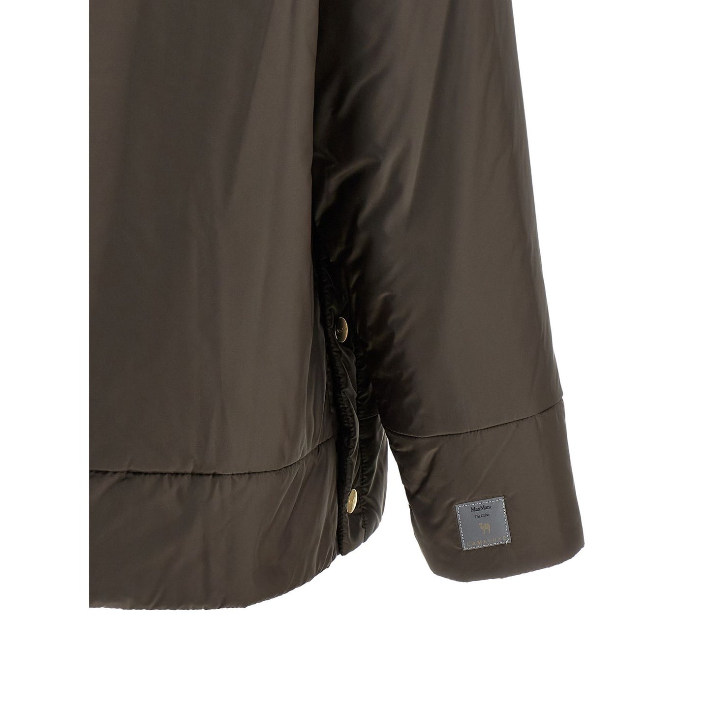 Max Mara Brown Polyester Shell Jacket