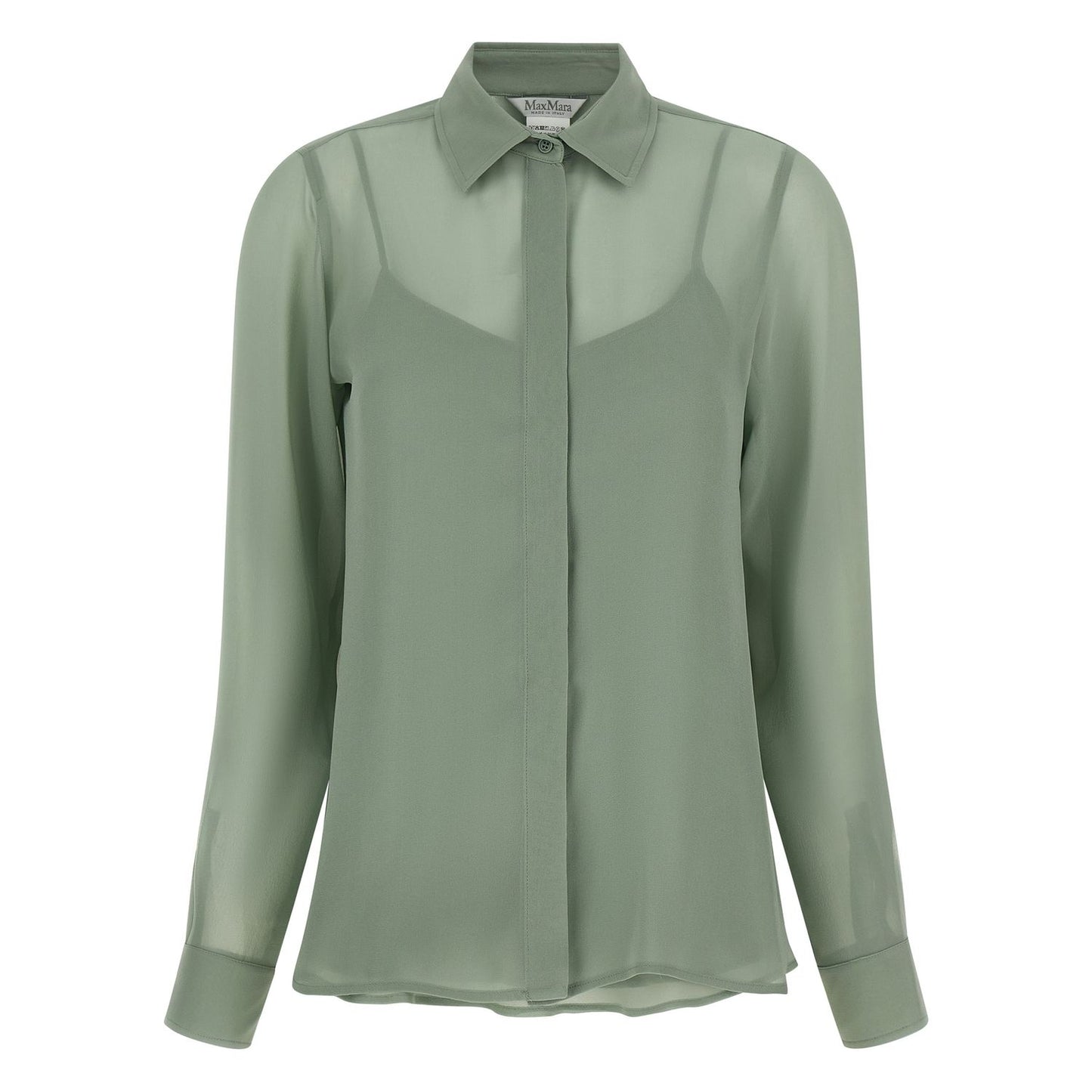 Max Mara Bicolor Silk Blouse