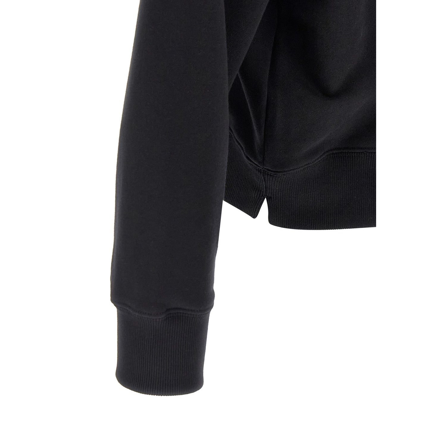 Off-White Black Cotton Sweatshirt
