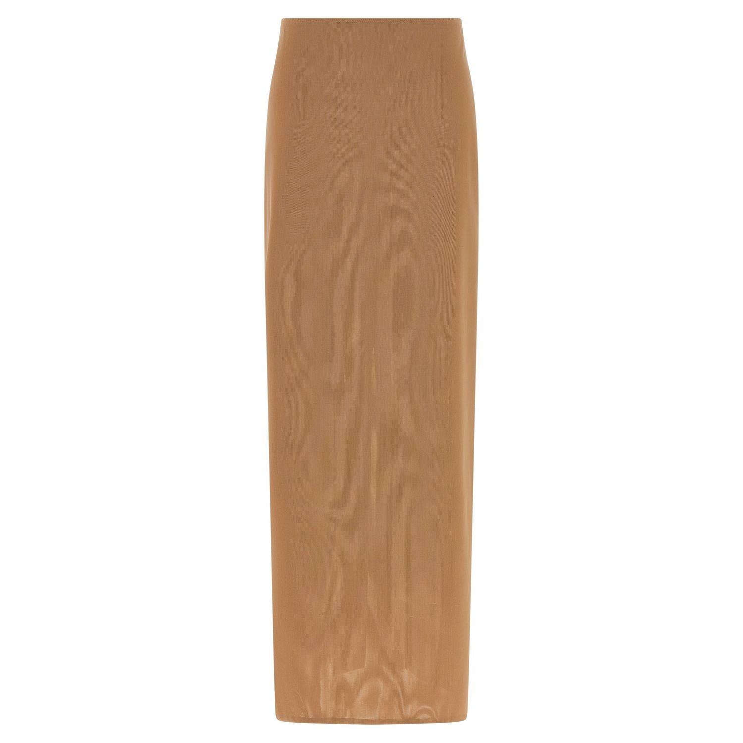 Armarium Beige Polyamide Midi Skirt