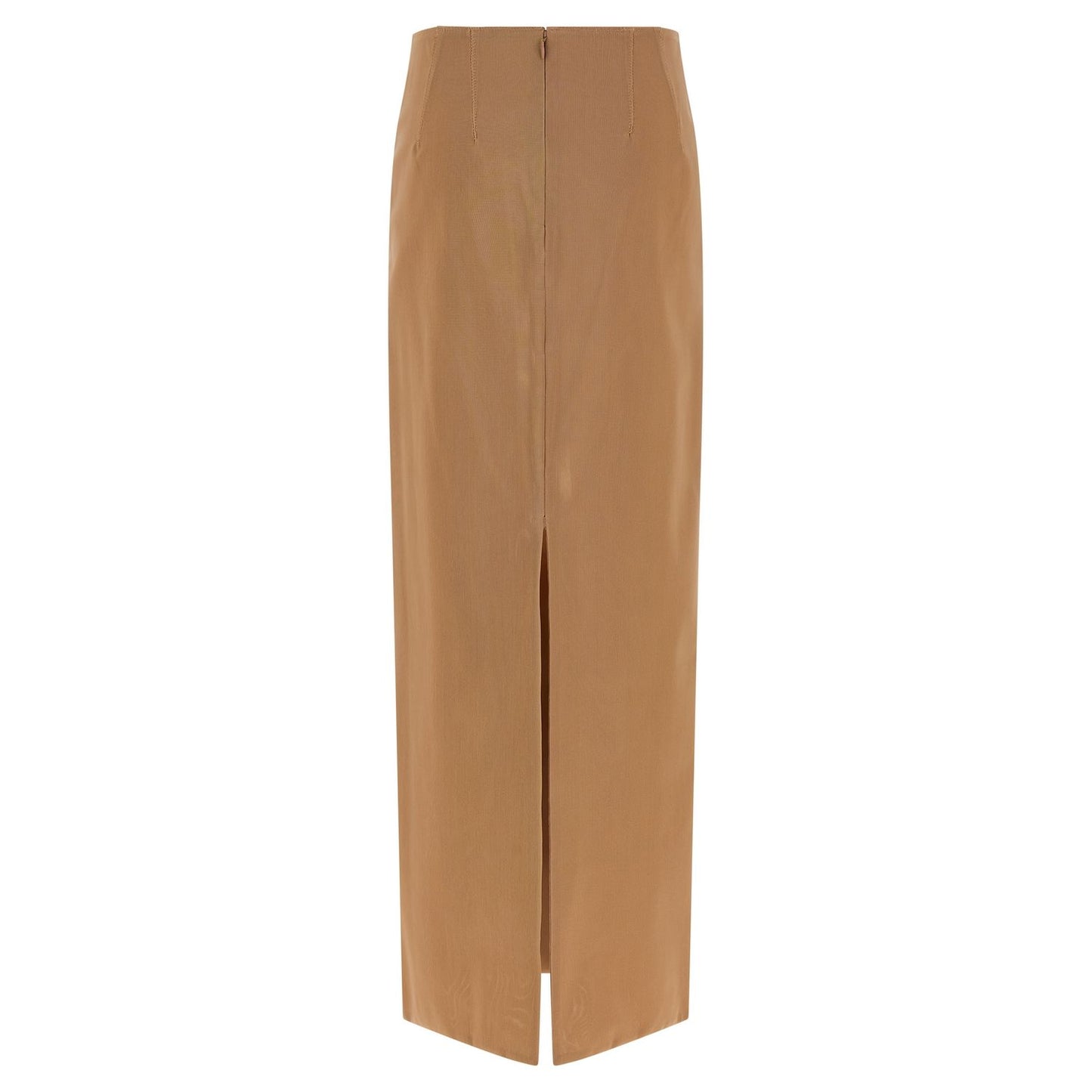 Armarium Beige Polyamide Midi Skirt