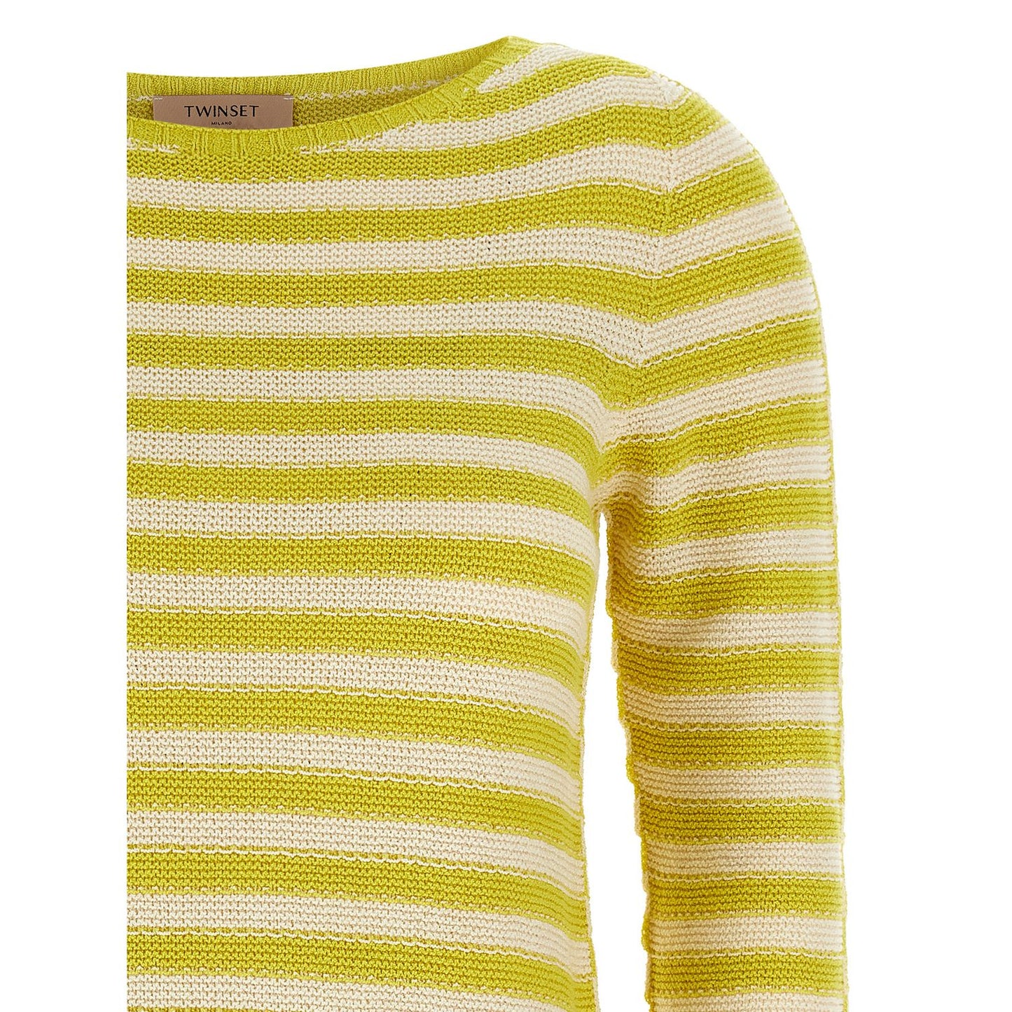 Twinset Bicolor Cotton Cardigan