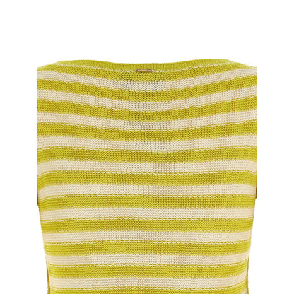 Twinset Bicolor Cotton Cardigan