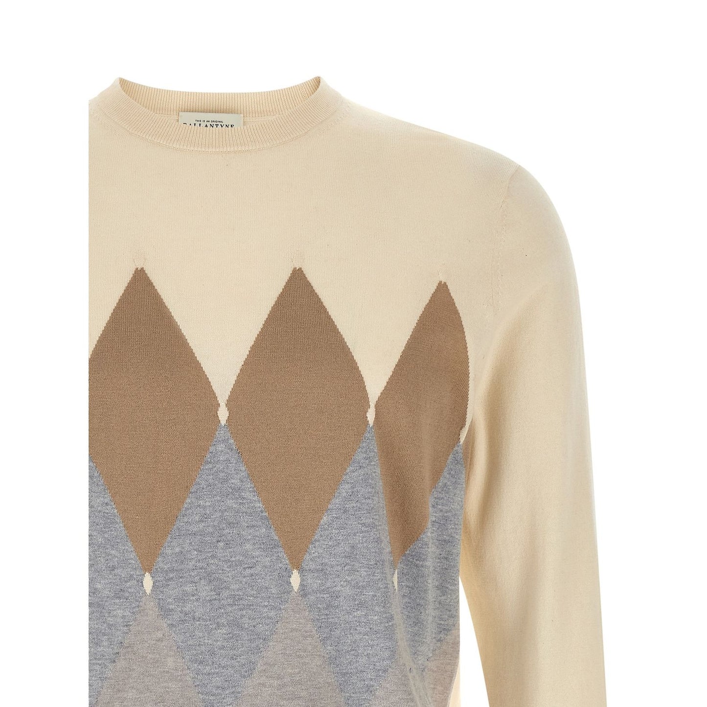 Ballantyne Beige Cotton Cardigan