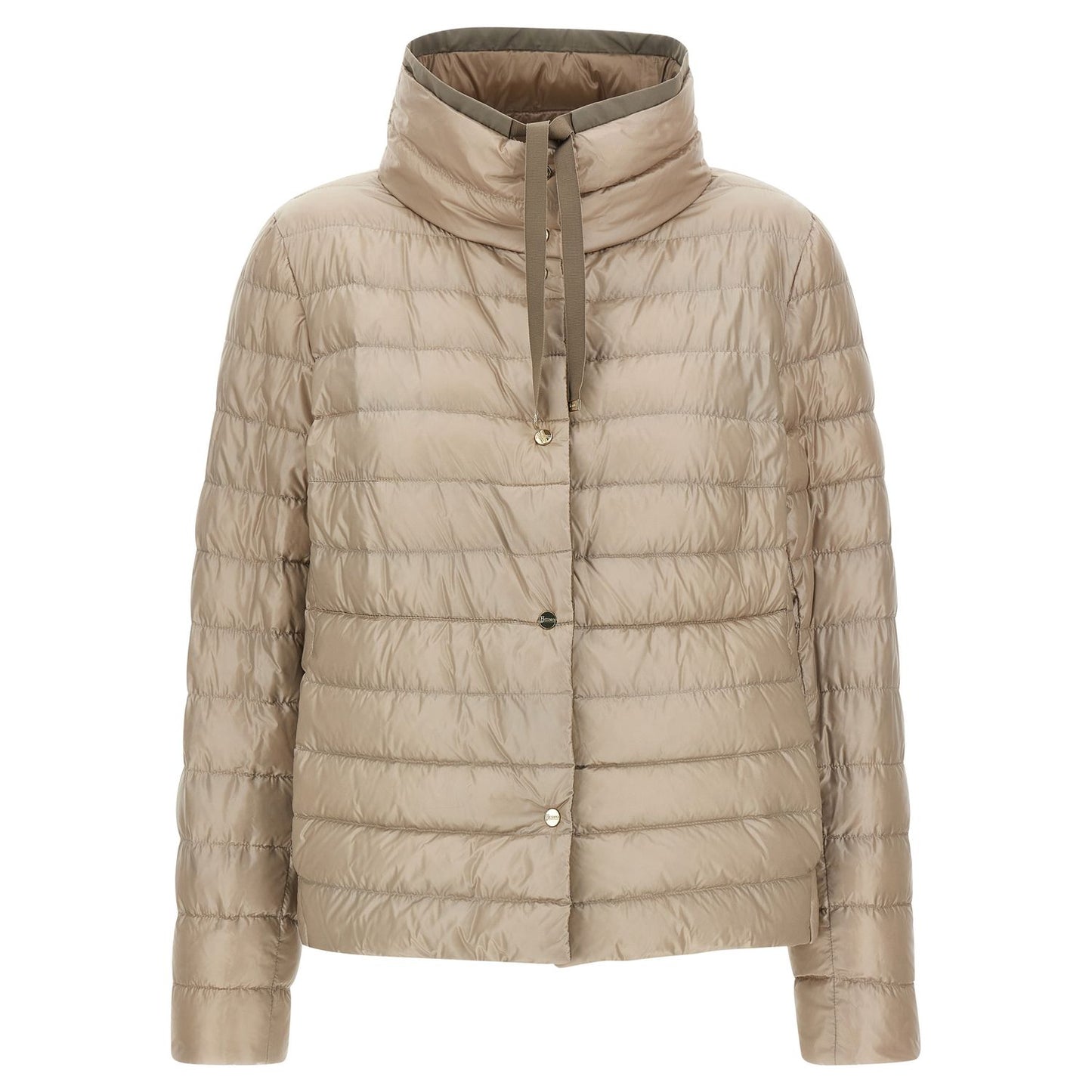 Herno Brown Polyamide Full-Length Jacket