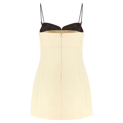 Entire Studios Beige Cotton Short Dress