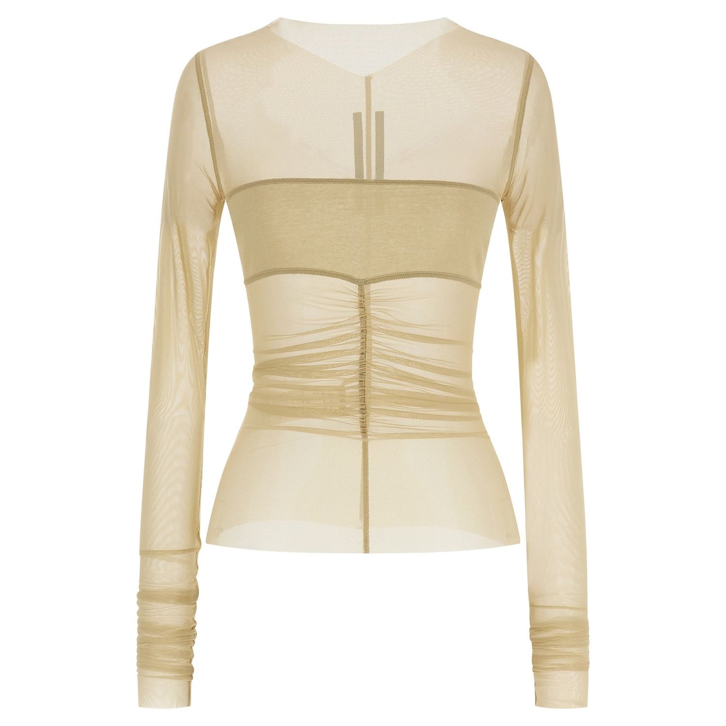 Rick Owens Beige Nylon Shirt