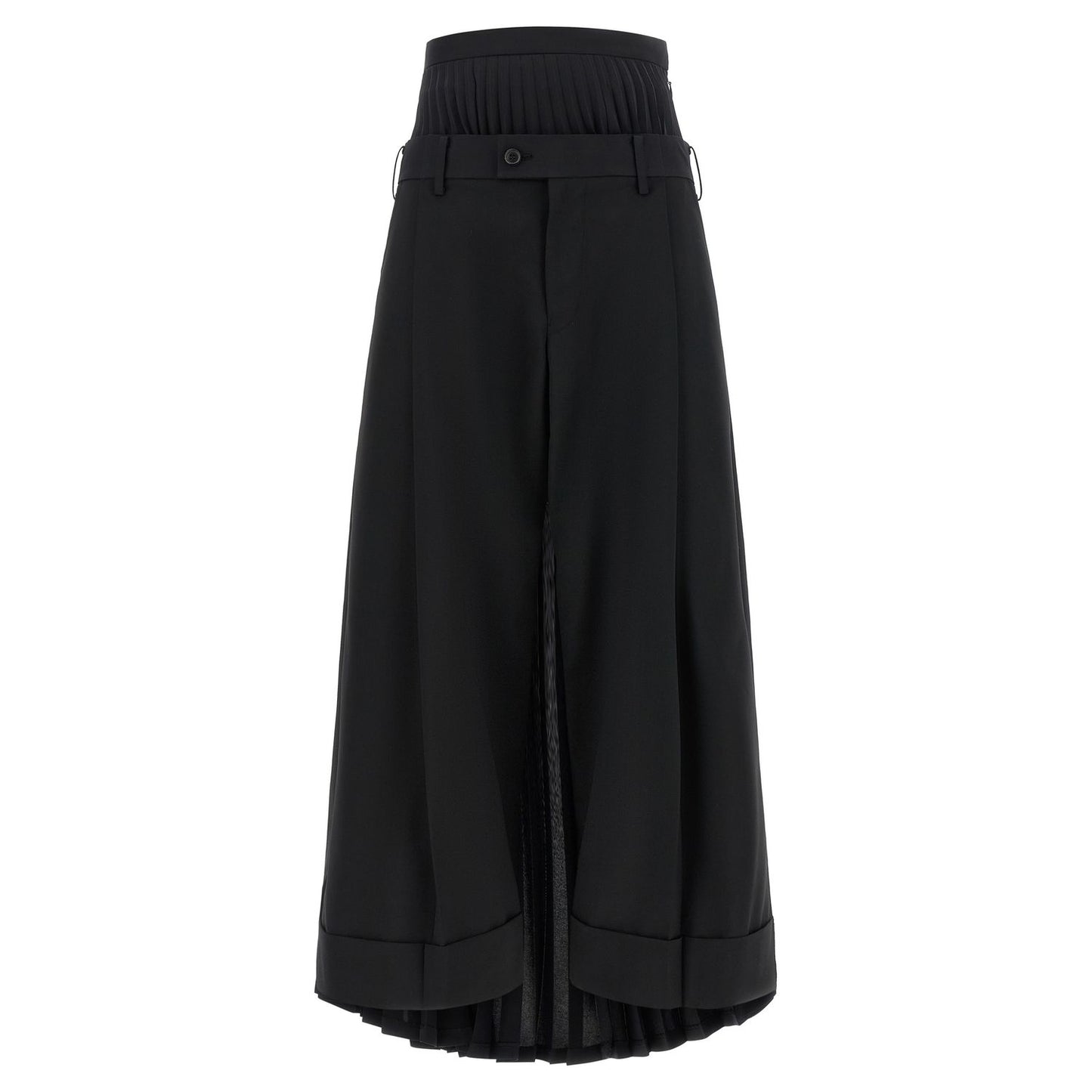 Junya Watanabe Black Wool Pants