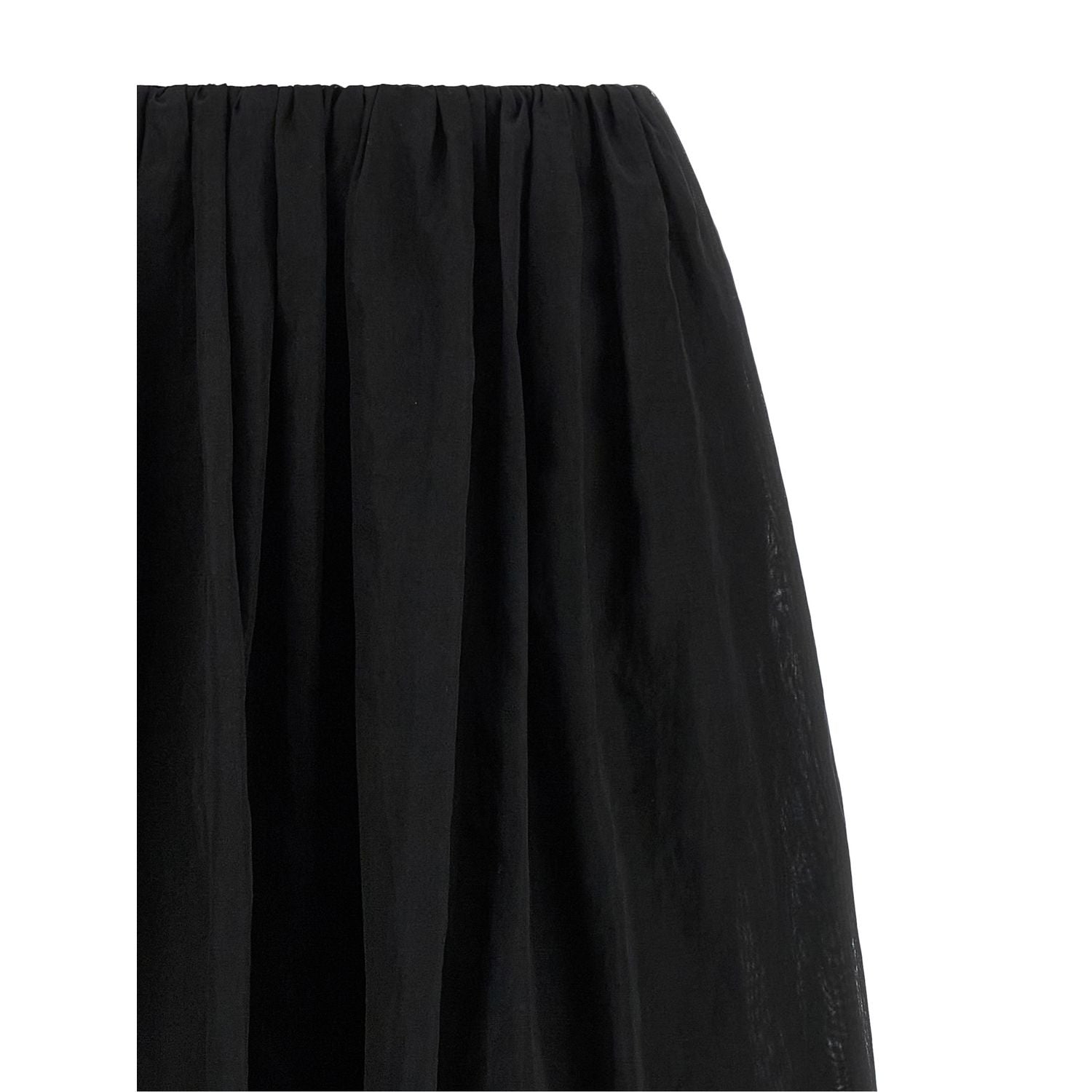 Brunello Cucinelli Black Cotton Mini Skirt
