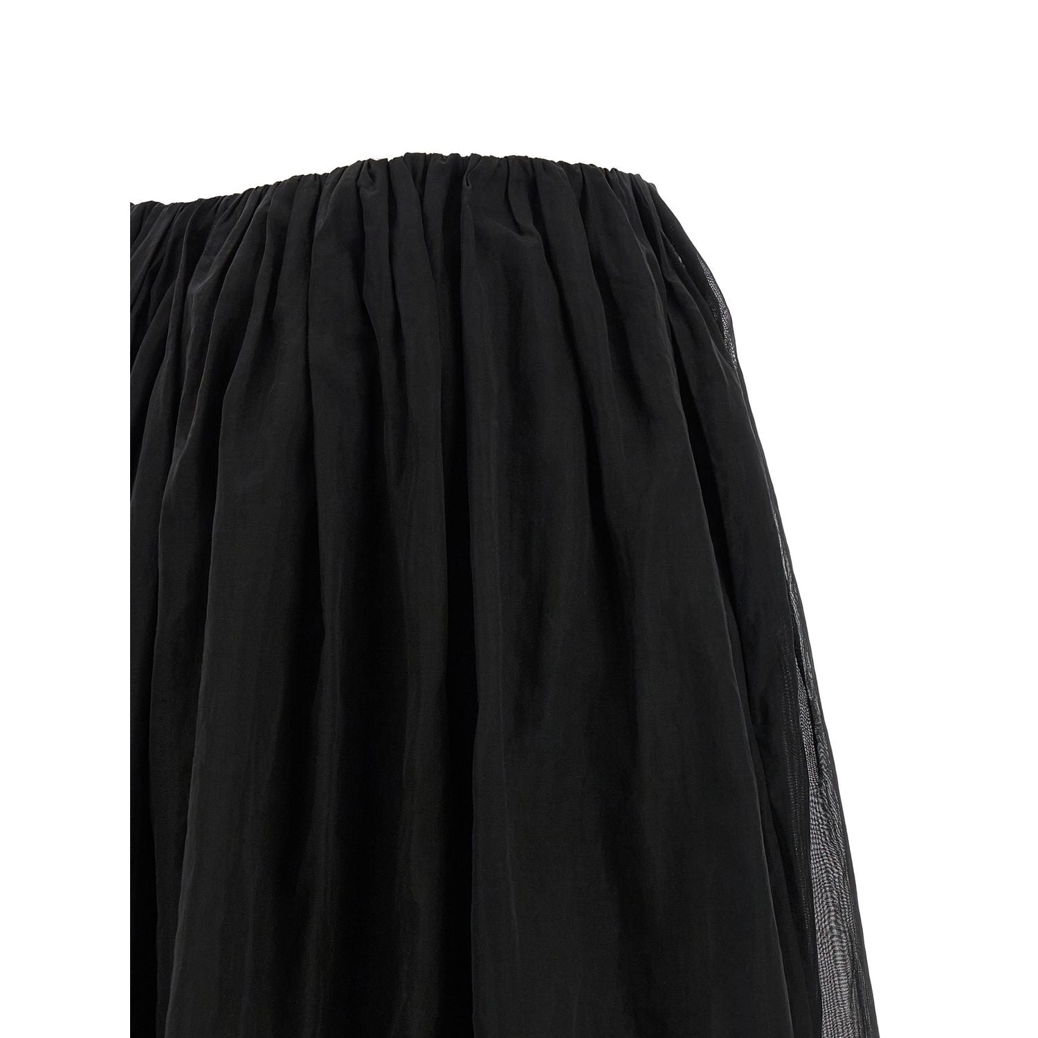 Brunello Cucinelli Black Cotton Mini Skirt