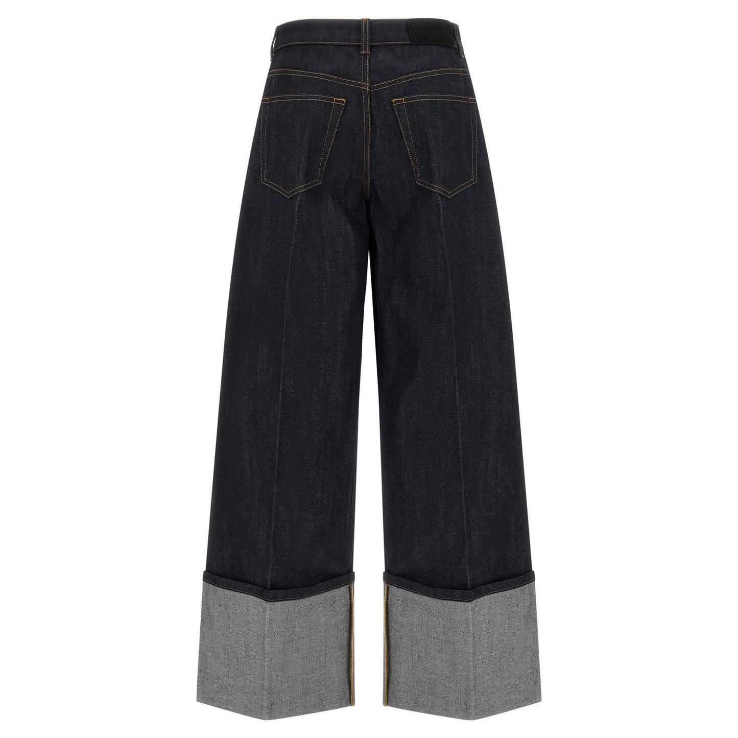 Givenchy Blue Cotton Flared Jeans
