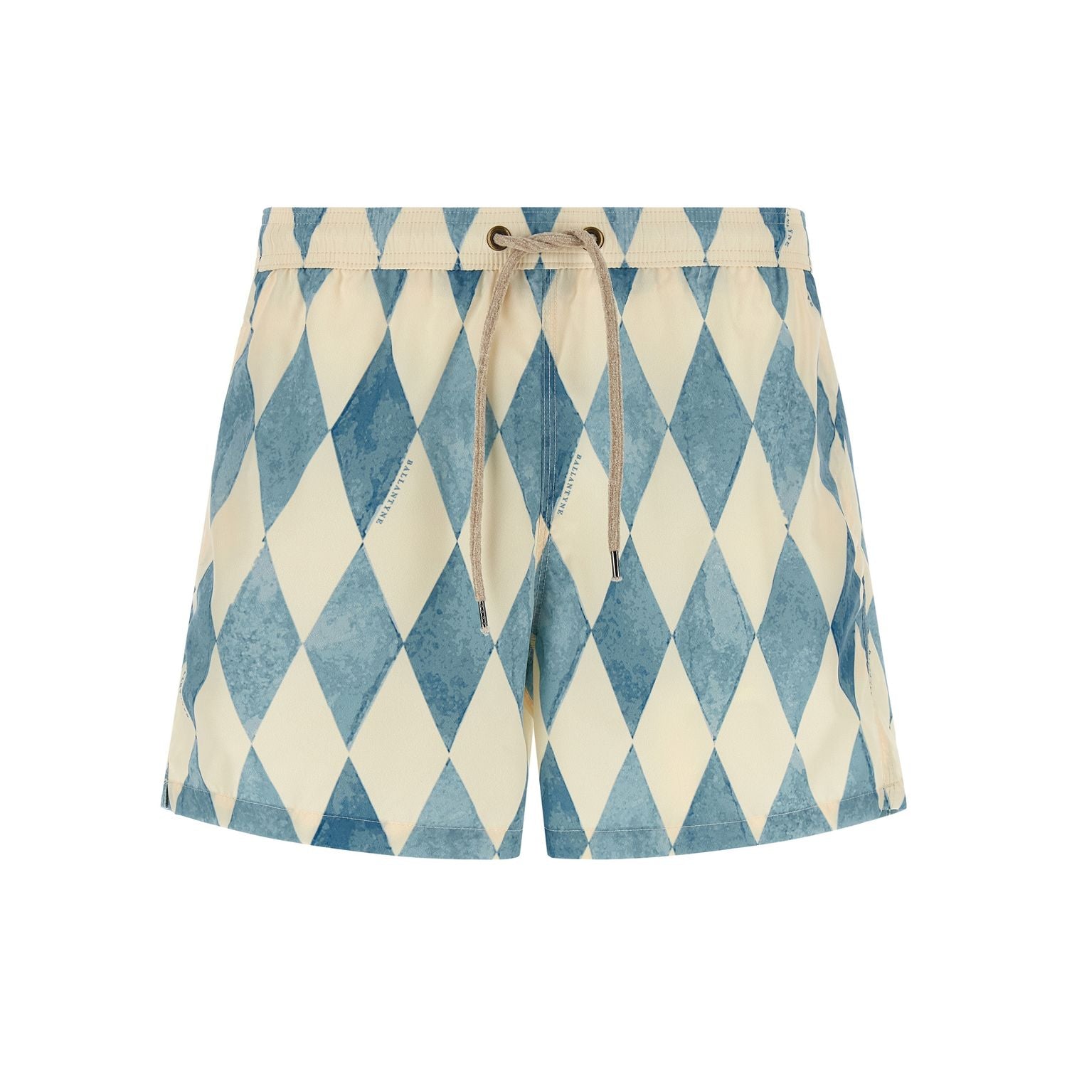 Ballantyne Blue Polyester Swim Shorts
