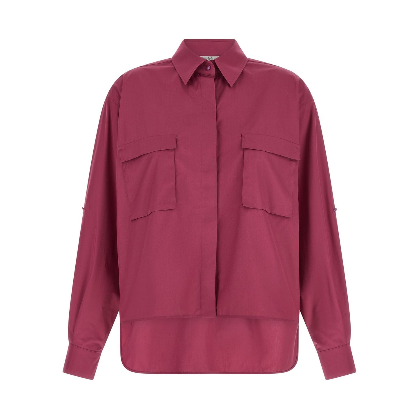 Max Mara Fuchsia Cotton Blouse